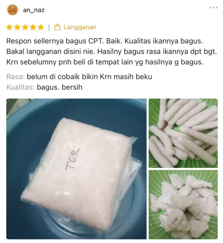 jual ikan giling di bekasi