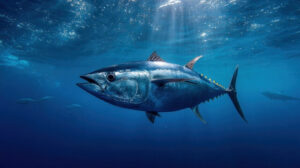 ilustrasi bluefin tuna yang menjadi favorit banyak orang